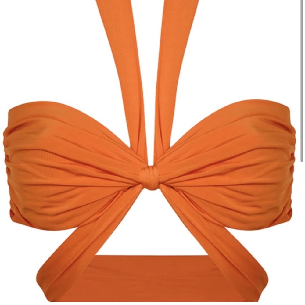 Rat & Boa Zeta Top in Tangerine - Picture 3 of 8